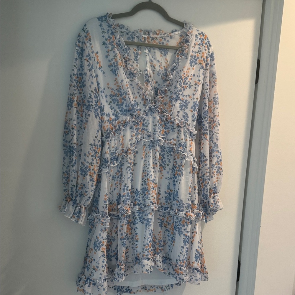 Floral Ruffle Dress